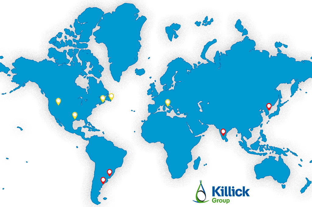 Killick Group branches map